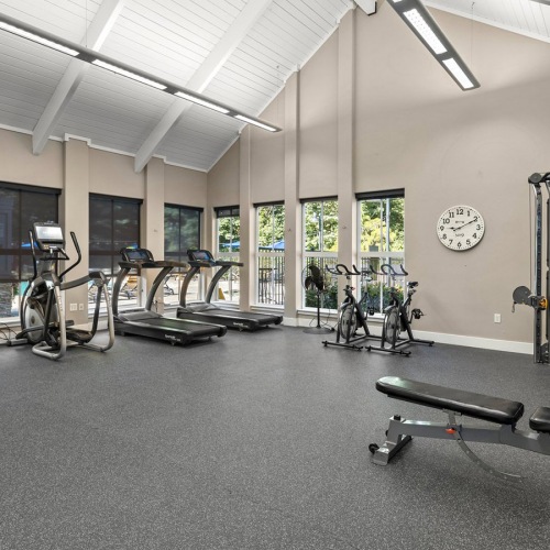 Spacious Fitness Center spacious fitness center with ample, natural lighting