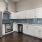 spacious resident lounge kitchen with under cabinet lighting