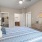 bedroom with 3 doorways